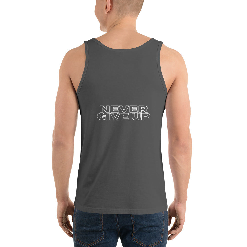 "NEVER GIVE UP" Tank