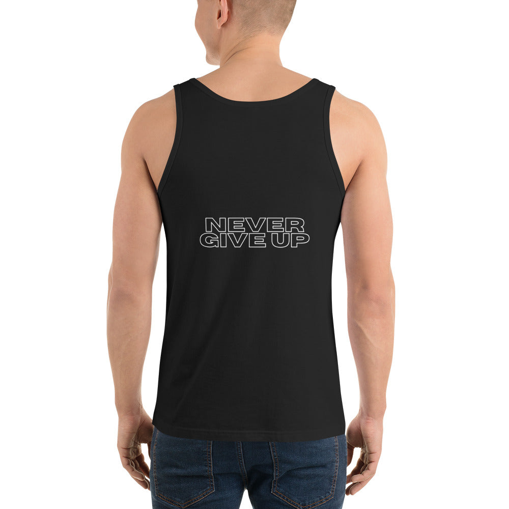 "NEVER GIVE UP" Tank