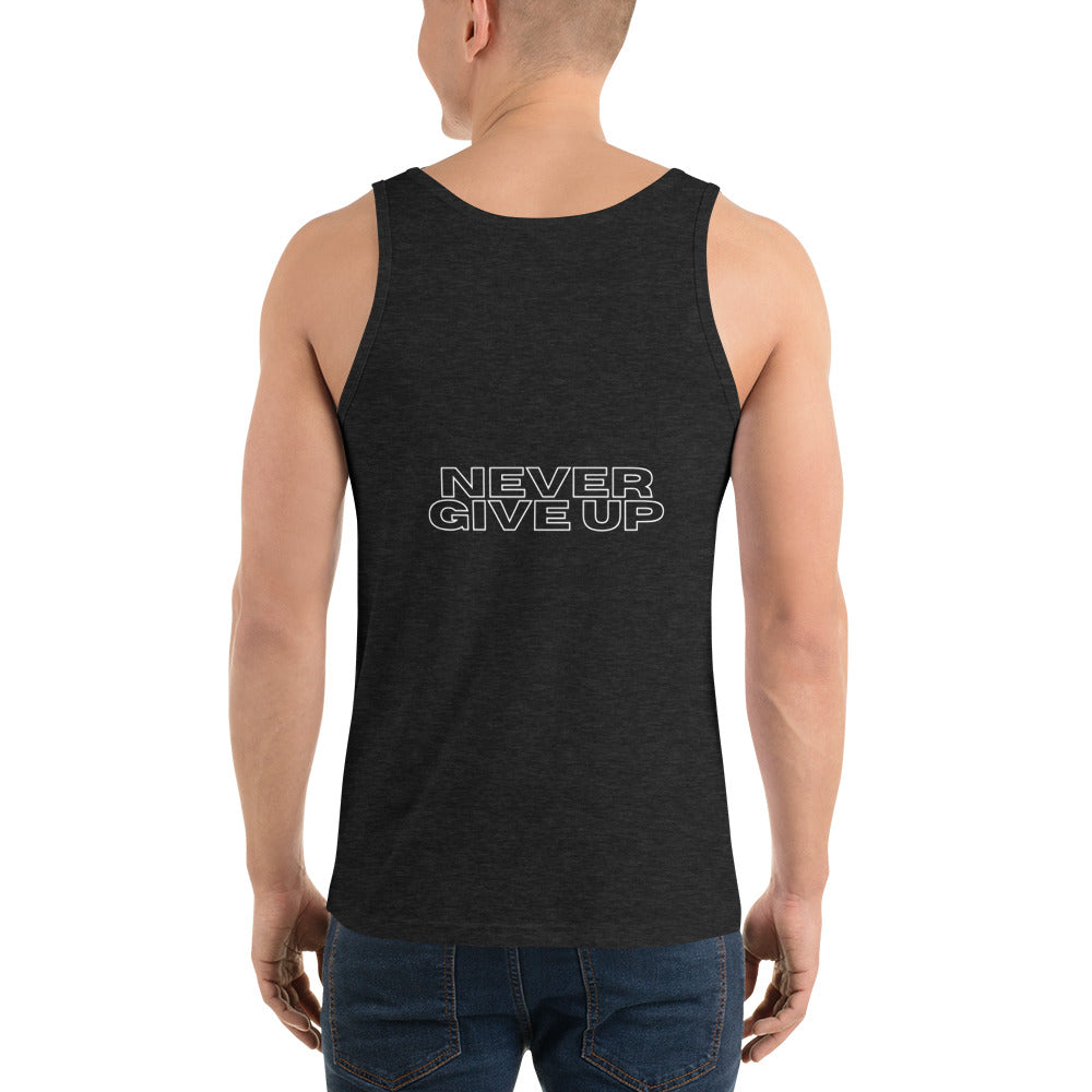 "NEVER GIVE UP" Tank